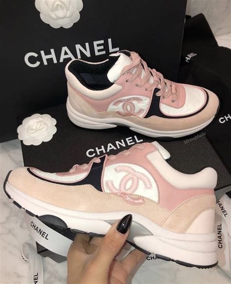 chanel pink sneakers|chanel sneakers pink inside.